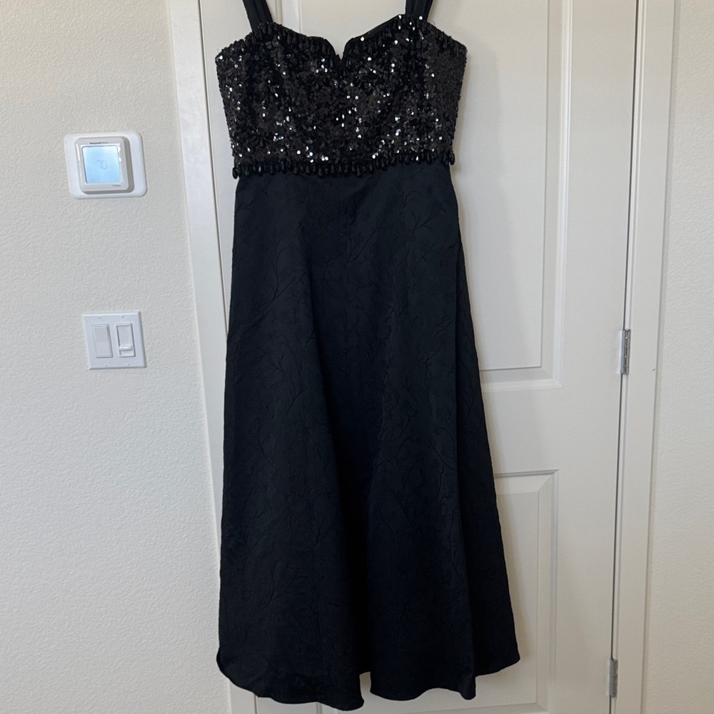 Sachin + Babi Black Sequin Dress
